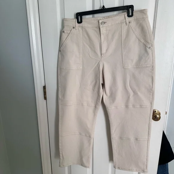 Loft Jeans - Beige - Size 32 NWT - Picture 1 of 6
